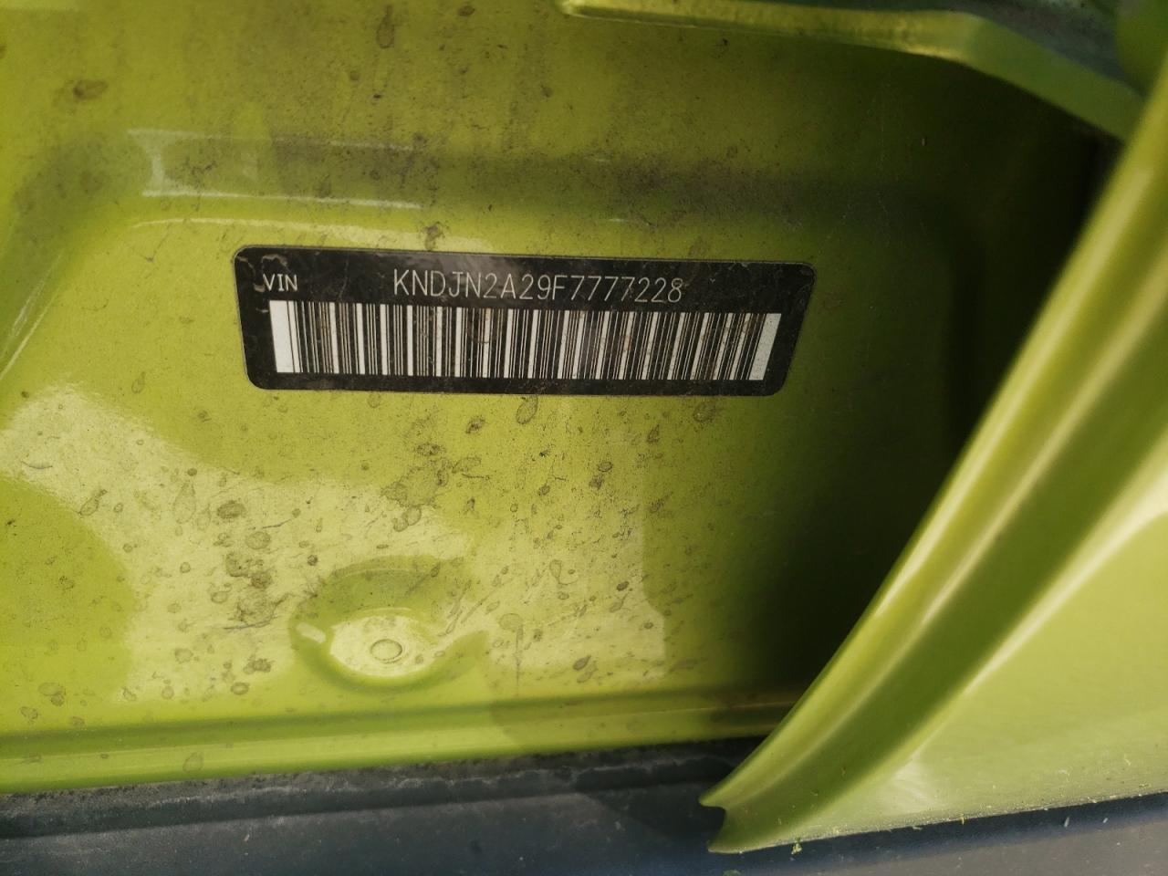 Photo 10 from auction – 2015 KIA SOUL with VIN KNDJN2A29F7777228