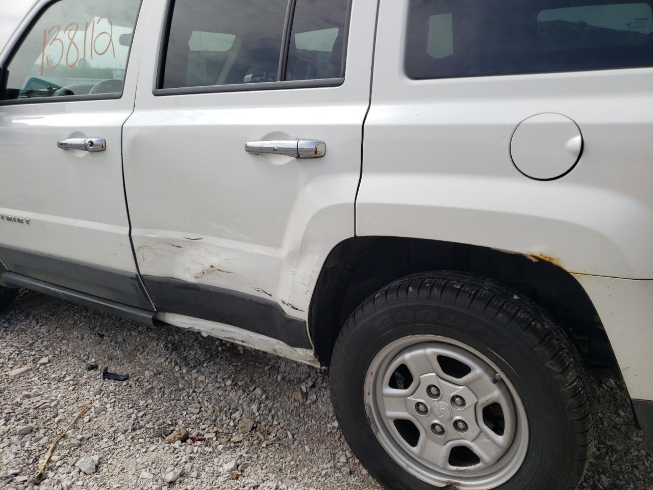 Photo 9 from auction – 2012 JEEP PATRIOT SP with VIN 1C4NJRBB4CD617842