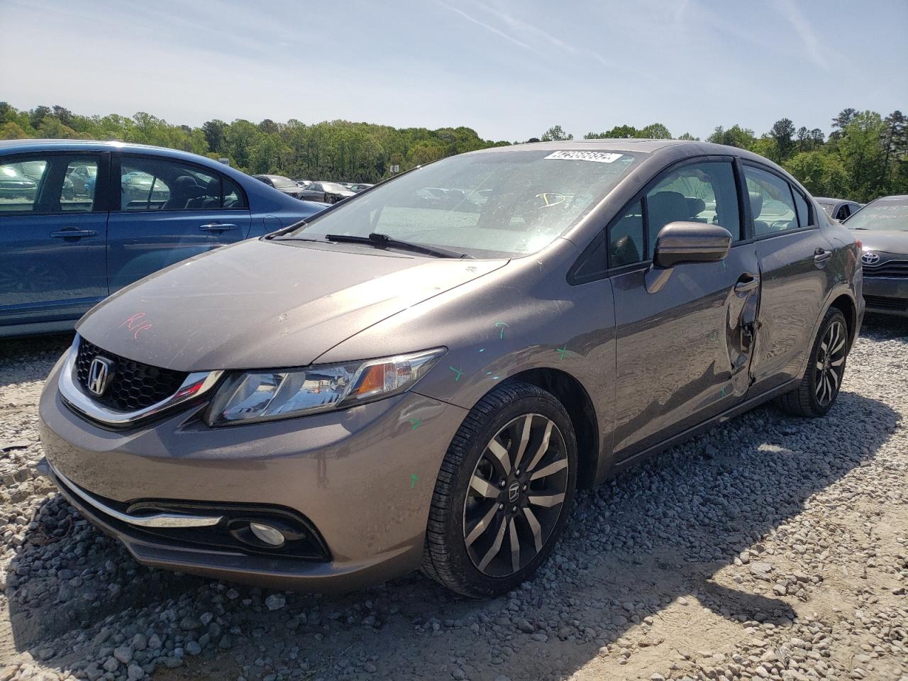 Photo 2 from auction – 2015 HONDA CIVIC EXL with VIN 19XFB2F94FE036845
