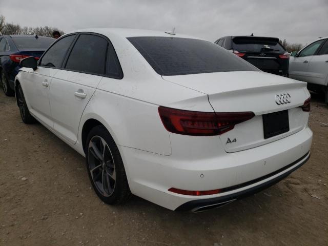 Photo 3 from auction – 2019 AUDI A4 PREMIUM with VIN WAUGMAF44KA112913