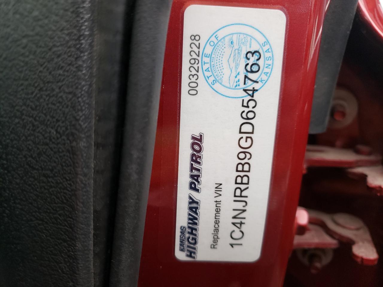 Photo 10 from auction – 2016 JEEP PATRIOT SP with VIN 1C4NJRBB9GD654763