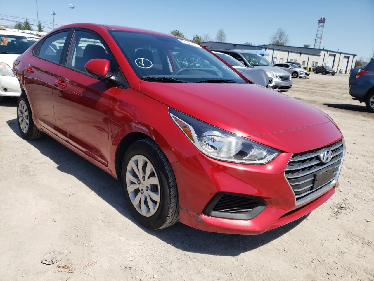 HYUNDAI ACCENT SE 2019 with VIN 3KPC24A33KE063093 - Photo from auction