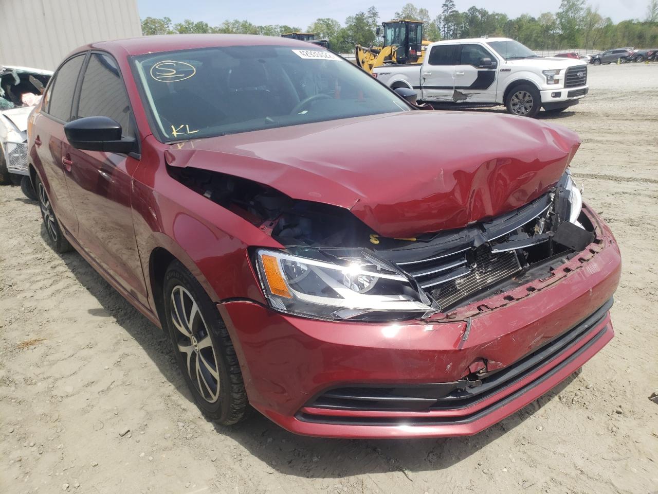 VOLKSWAGEN JETTA SE 2016 with VIN 3VWD67AJ7GM415482 - Photo from auction