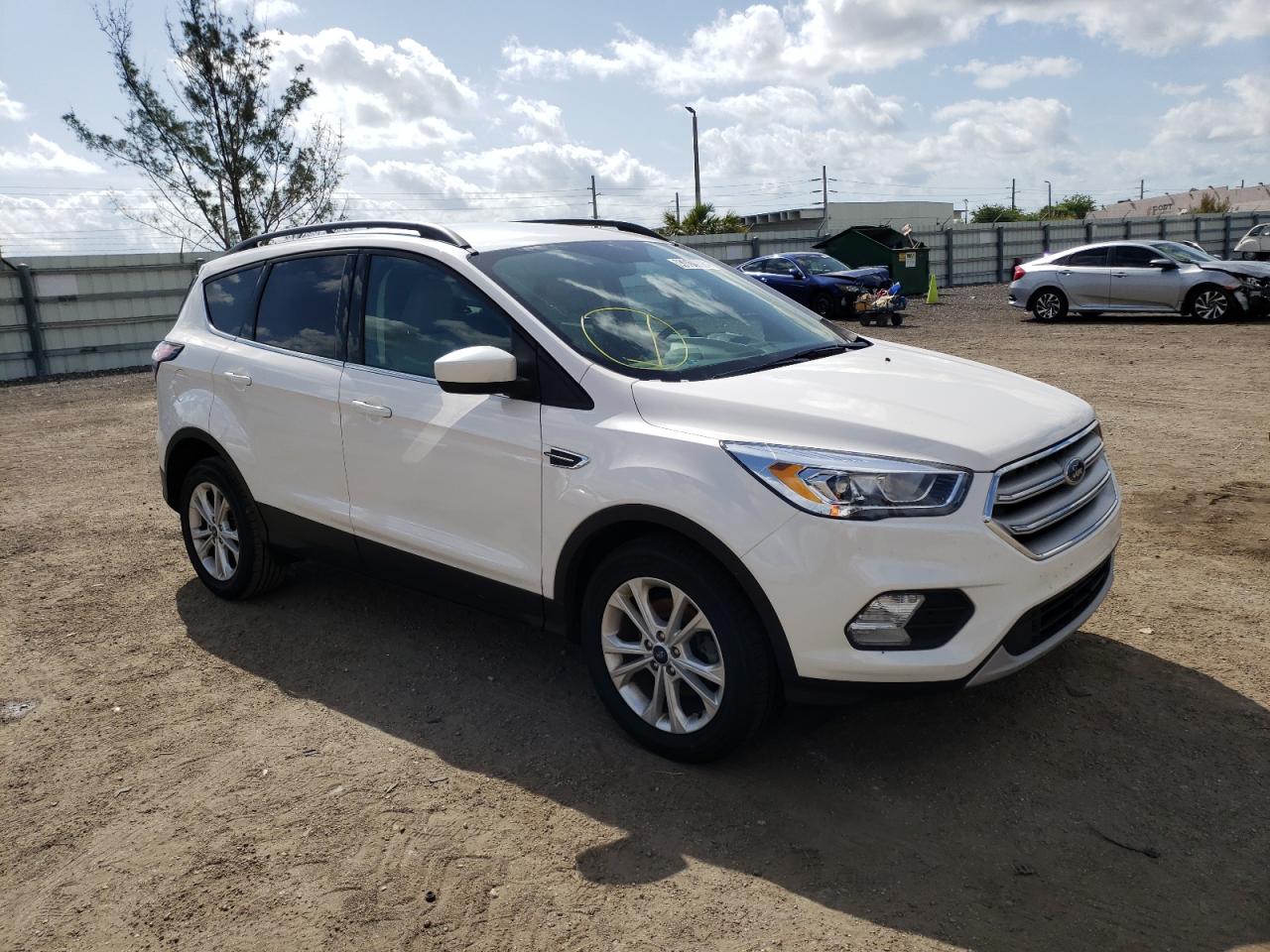FORD ESCAPE SEL 2018 with VIN 1FMCU0HD2JUC46689 - Photo from auction