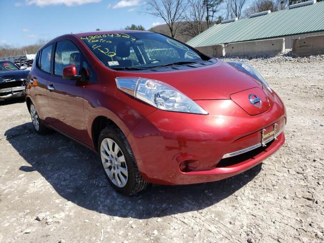 NISSAN LEAF S 2015 with VIN 1N4AZ0CP9FC311247 - Photo from auction