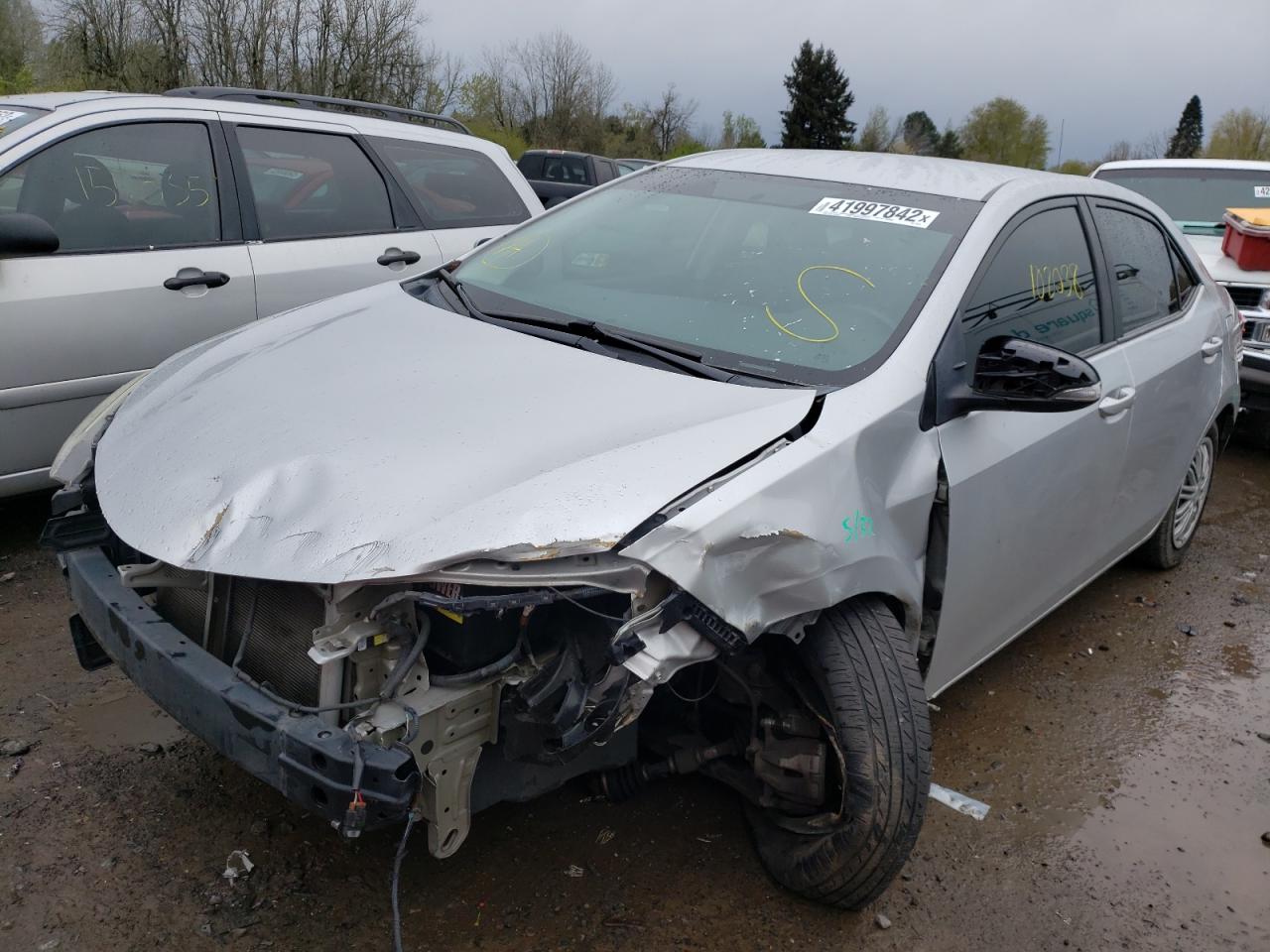 Photo 2 from auction – 2014 TOYOTA COROLLA L with VIN 5YFBURHEXEP130270