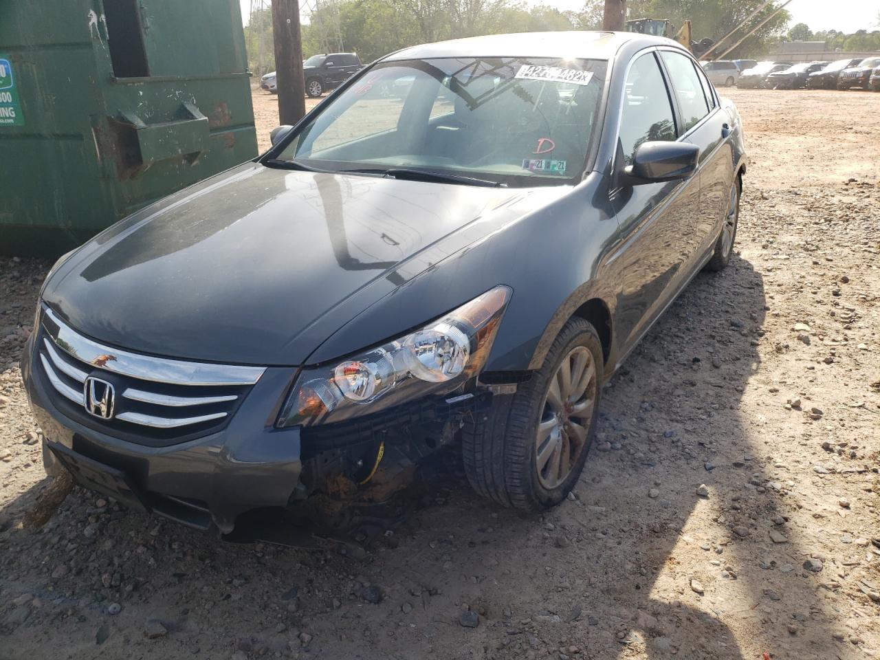 Photo 2 from auction – 2012 HONDA ACCORD EXL with VIN 1HGCP2F8XCA107672