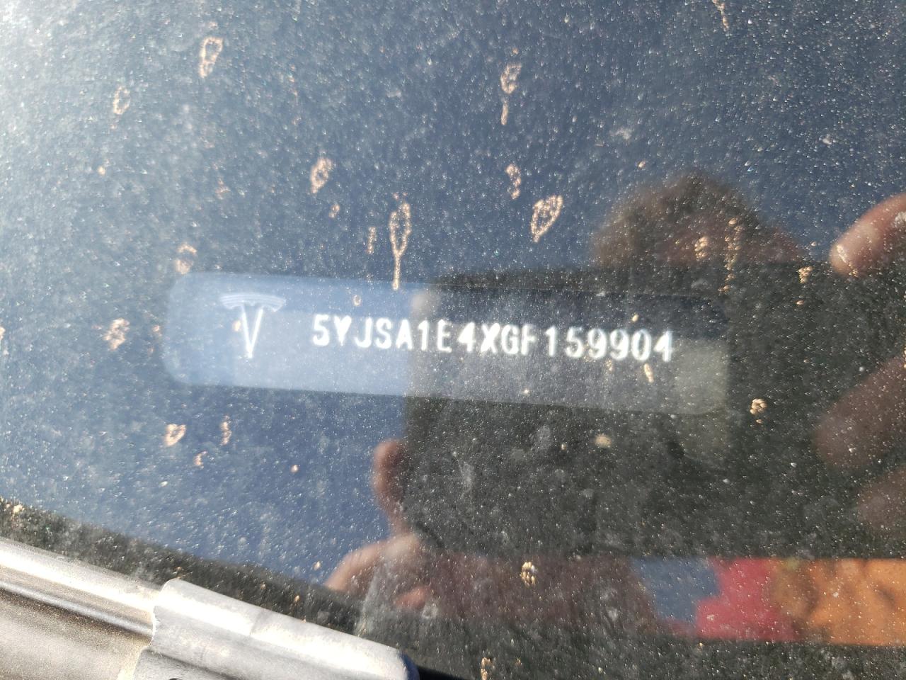 Photo 10 from auction – 2016 TESLA MODEL S with VIN 5YJSA1E4XGF159904