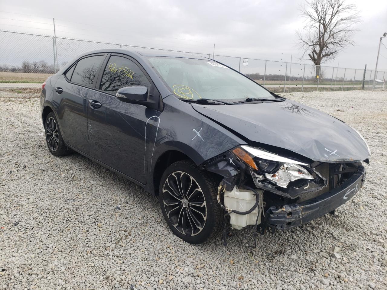 TOYOTA COROLLA L 2014 with VIN 5YFBURHE3EP043004 - Photo from auction