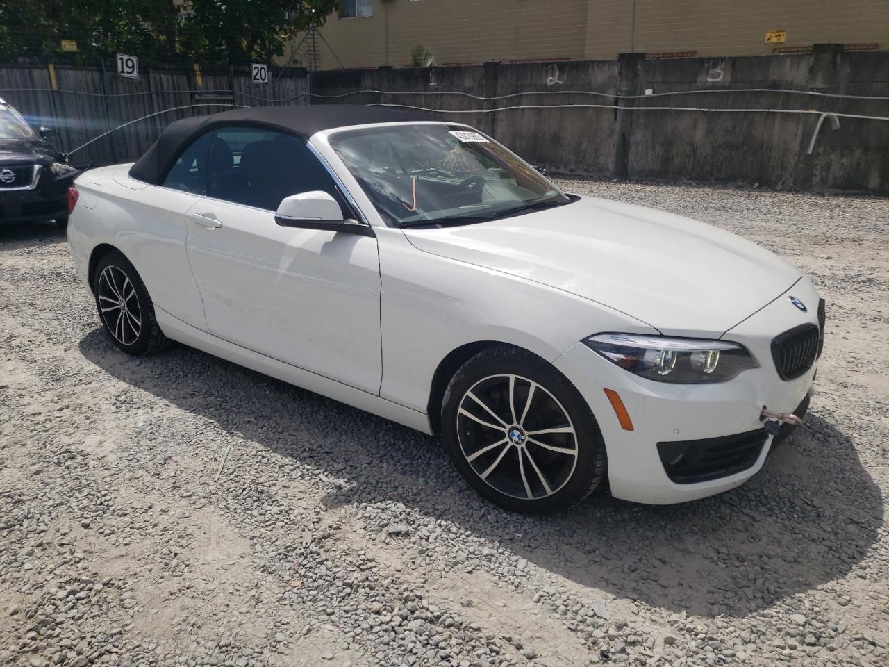 BMW 230XI 2020 with VIN WBA2K1C03L7F99489 - Photo from auction