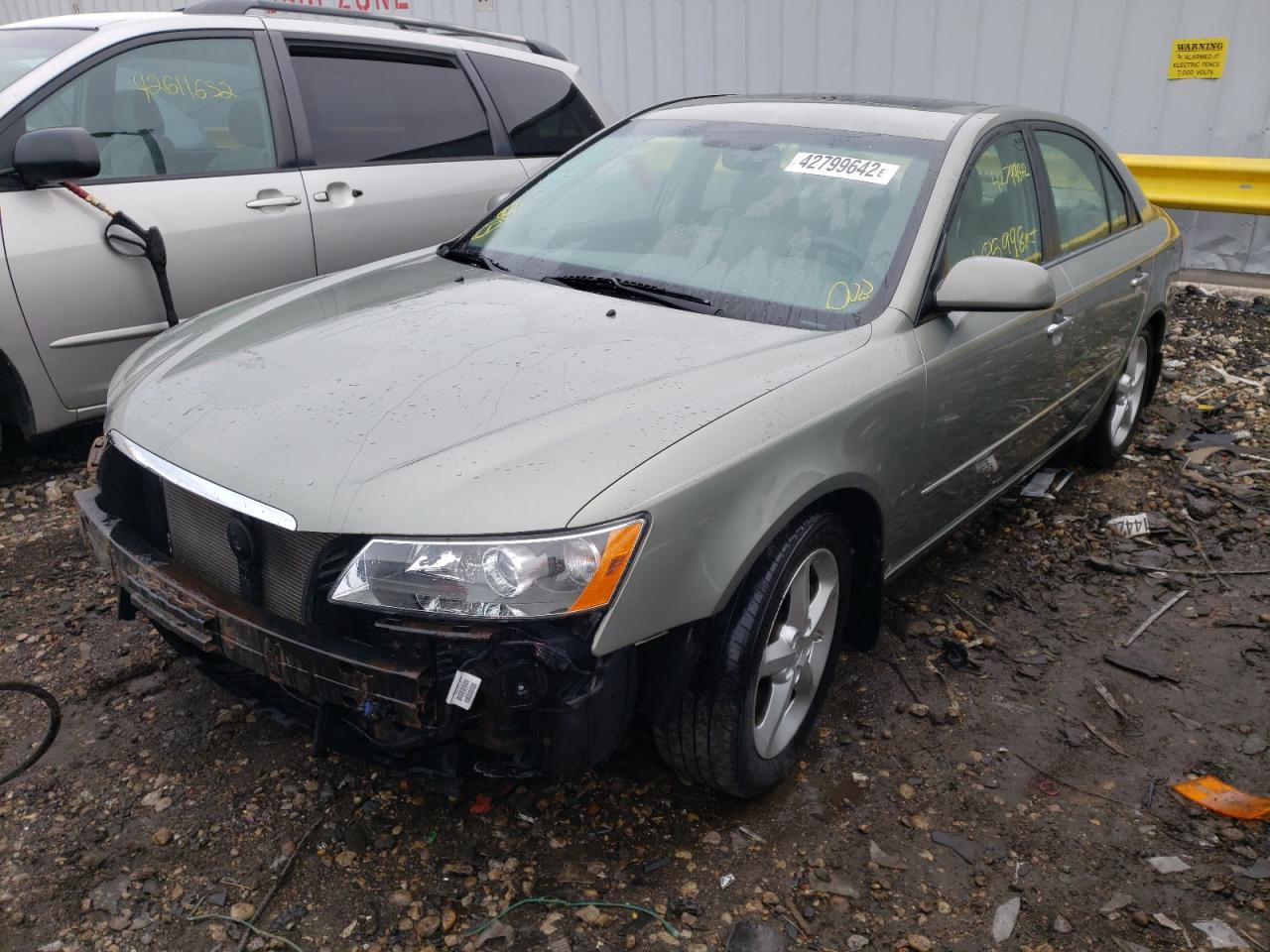 Photo 2 from auction – 2008 HYUNDAI SONATA SE with VIN 5NPEU46C48H363225