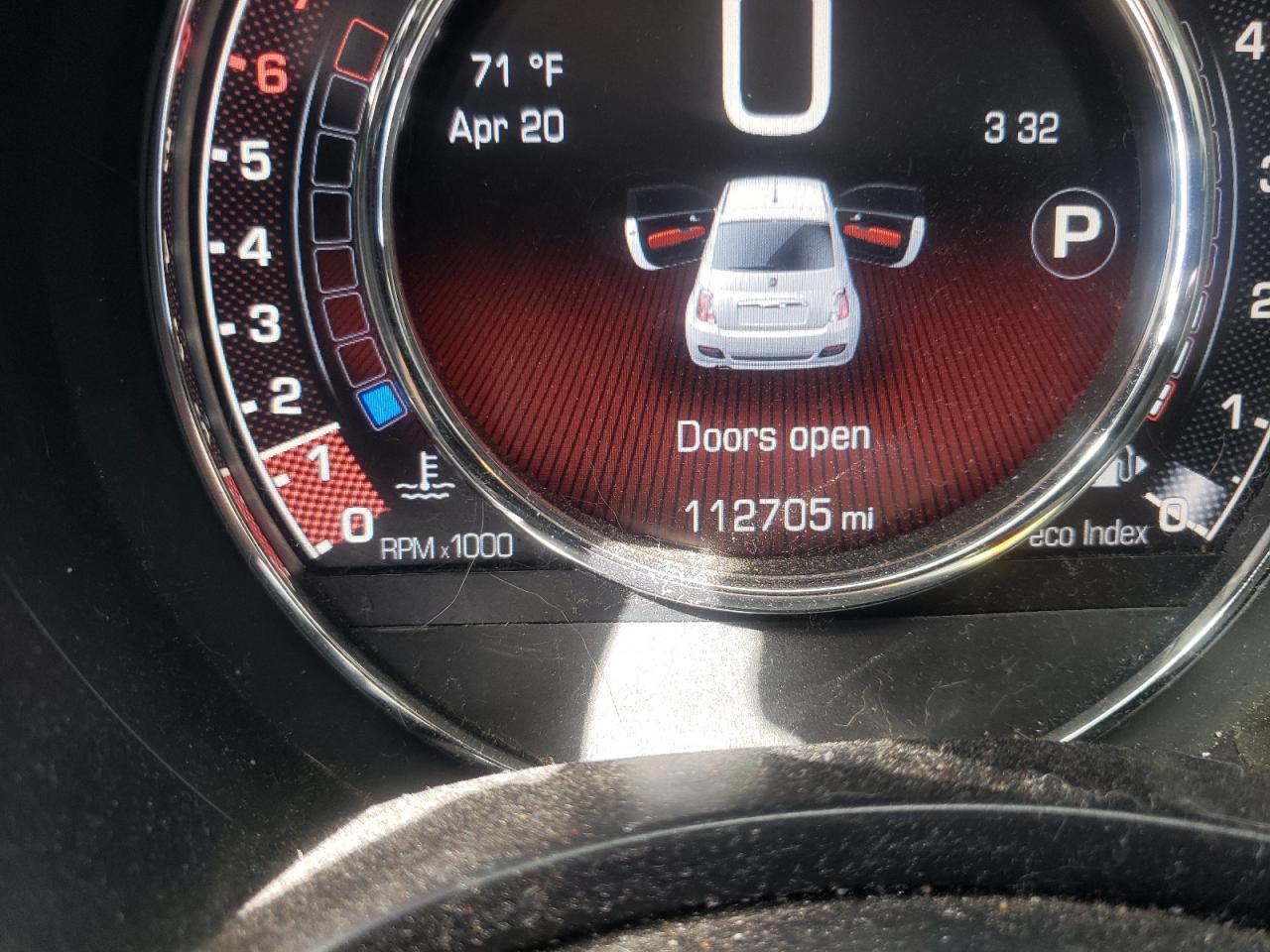 Photo 8 from auction – 2015 FIAT 500 SPORT with VIN 3C3CFFBR5FT662814