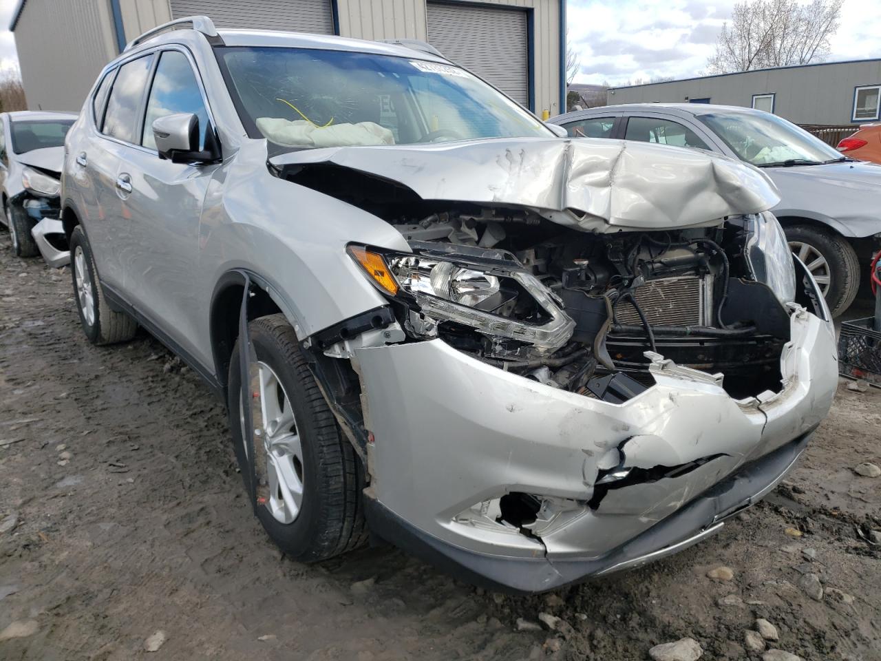 NISSAN ROGUE S 2016 with VIN 5N1AT2MV3GC803371 - Photo from auction