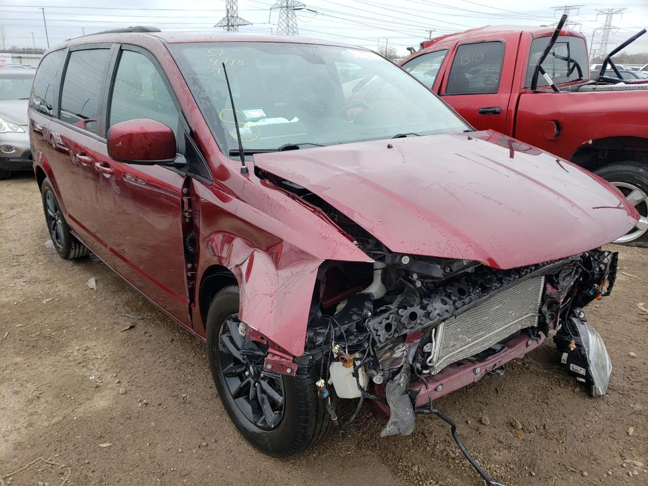 Photo 1 from auction – 2019 DODGE GRAND CARA with VIN 2C4RDGEG1KR743012