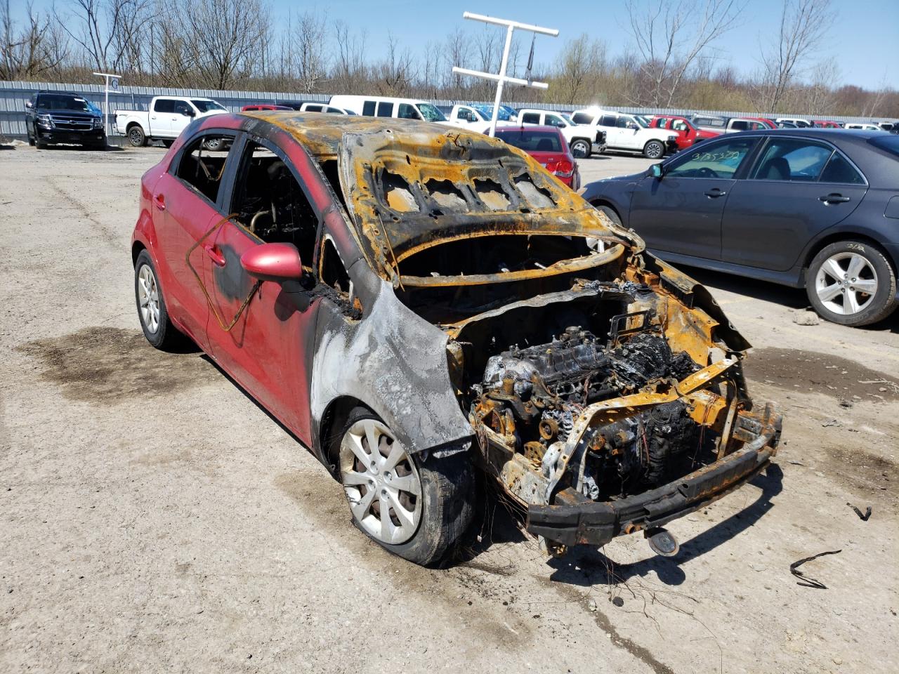 Photo 10 from auction – 2013 KIA RIO EX with VIN KNADN5A37D6318559