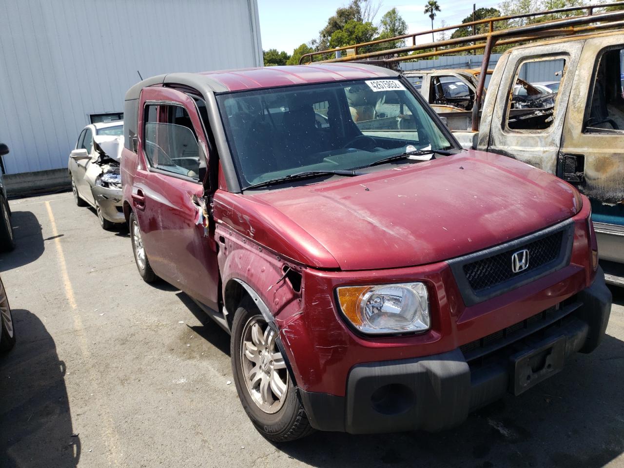 HONDA ELEMENT EX 2006 with VIN 5J6YH287X6L026969 - Photo from auction