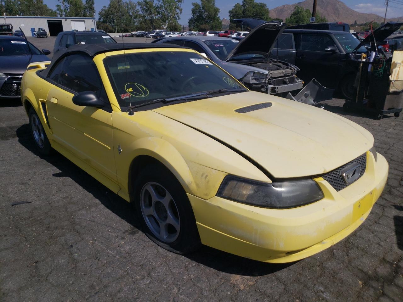 FORD MUSTANG 2001 with VIN 1FAFP44421F186283 - Photo from auction