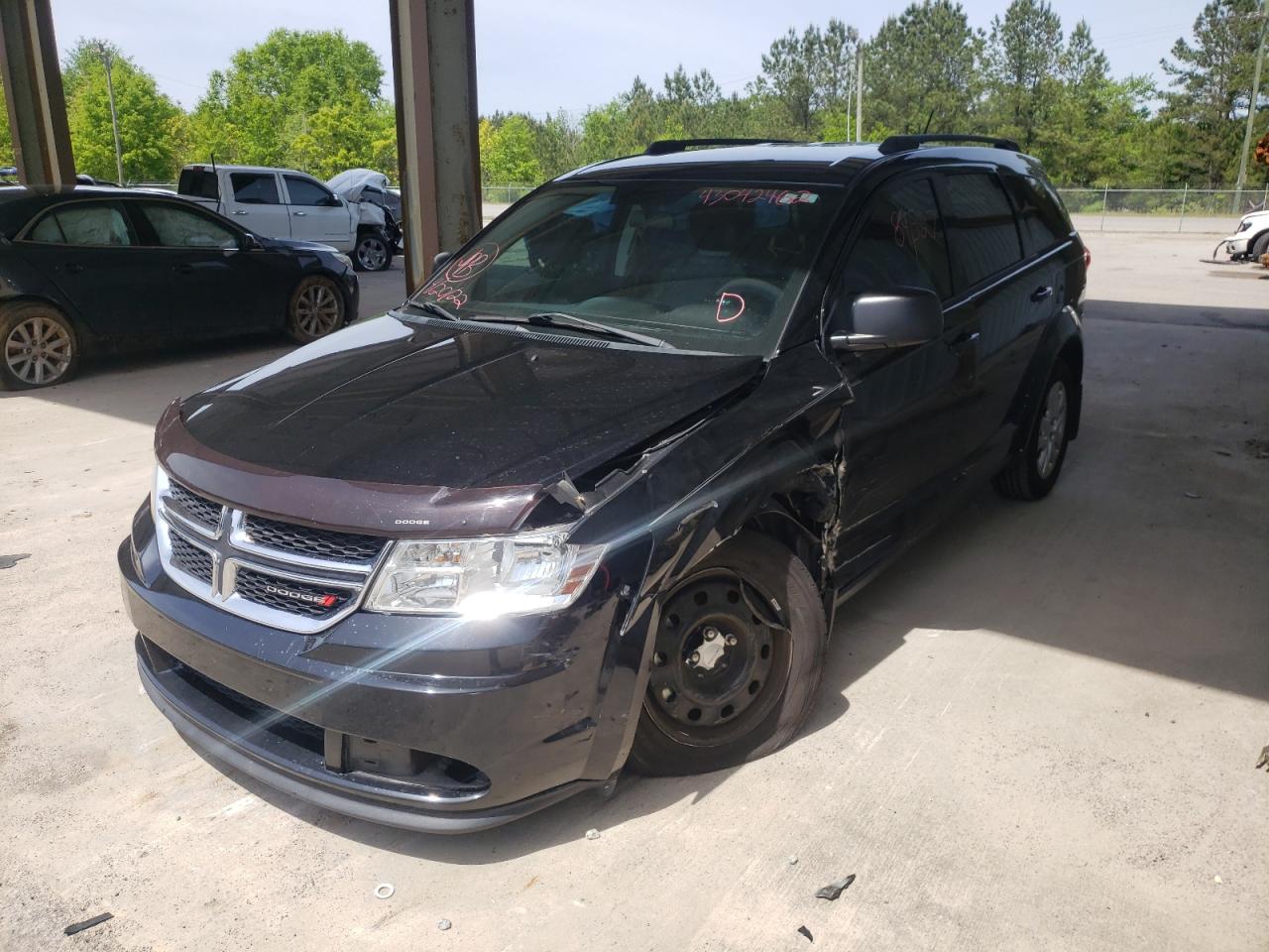Photo 2 from auction – 2015 DODGE JOURNEY SE with VIN 3C4PDCAB6FT708642
