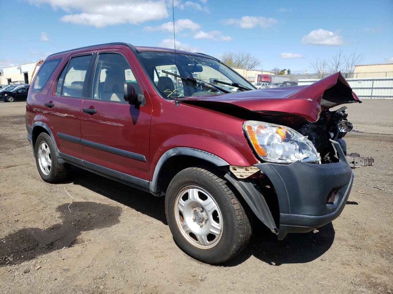 Photo 1 from auction – 2005 HONDA CR-V LX with VIN JHLRD78585C028593