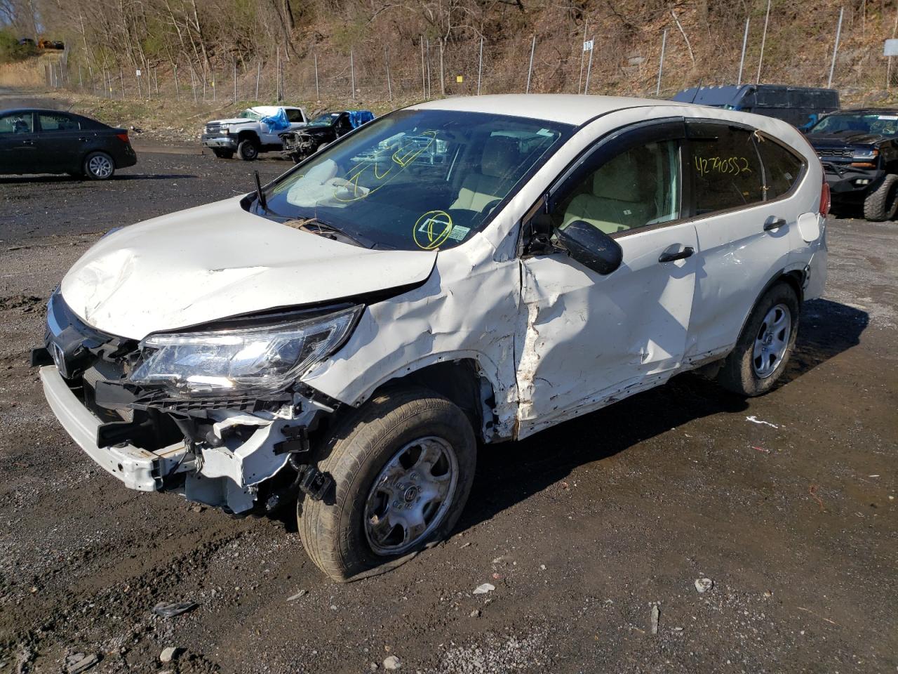 Photo 2 from auction – 2016 HONDA CR-V LX with VIN 5J6RM4H35GL069769