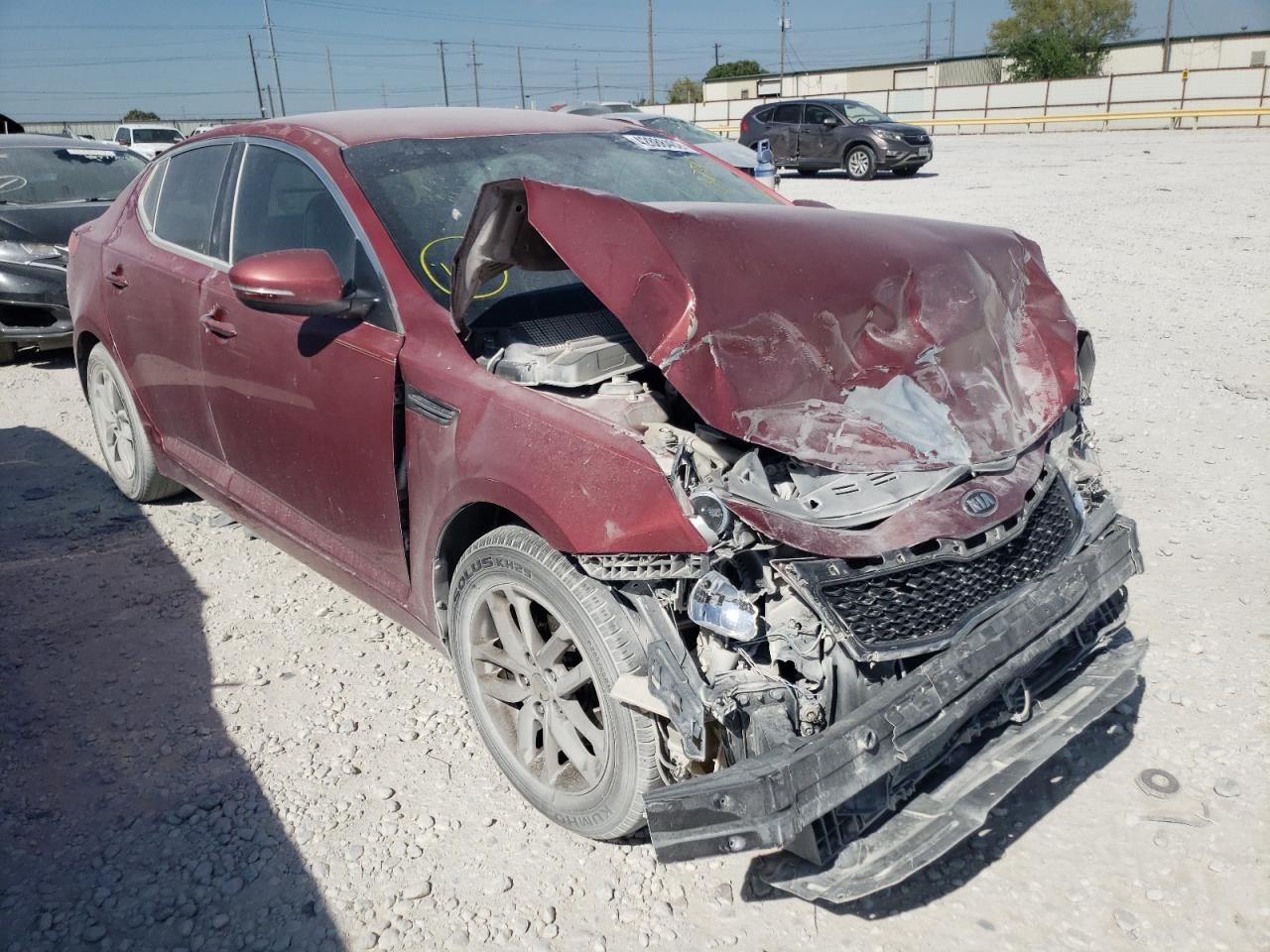 KIA OPTIMA LX 2011 with VIN KNAGM4A70B5132331 - Photo from auction