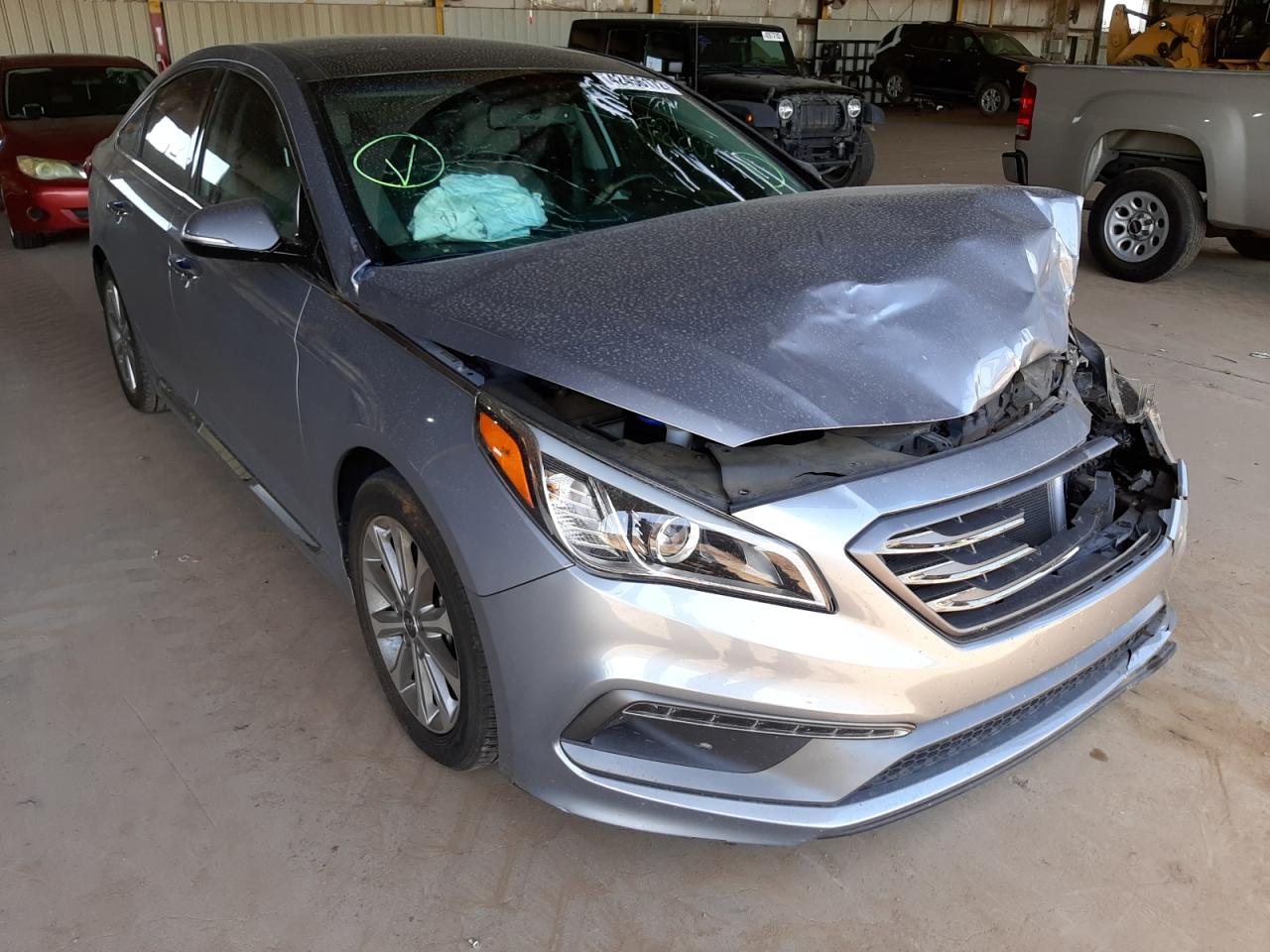 HYUNDAI SONATA SPO 2016 with VIN 5NPE34AF8GH351386 - Photo from auction