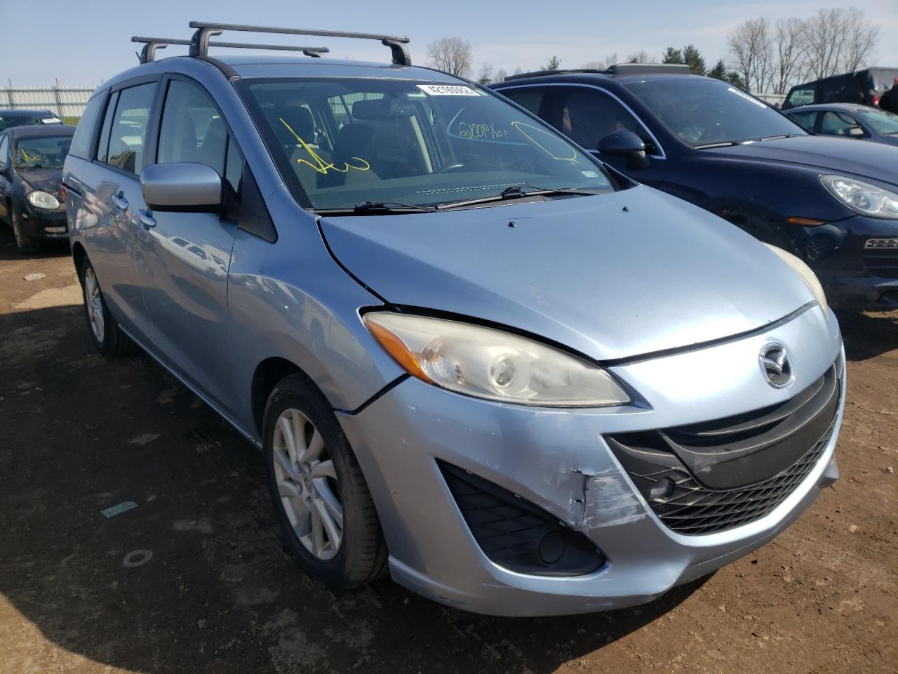 MAZDA 5 2012 with VIN JM1CW2BL8C0133446 - Photo from auction
