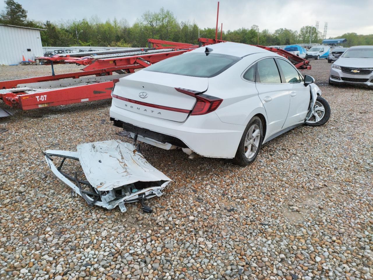 Photo 4 from auction – 2021 HYUNDAI SONATA SE with VIN 5NPEG4JA4MH105147