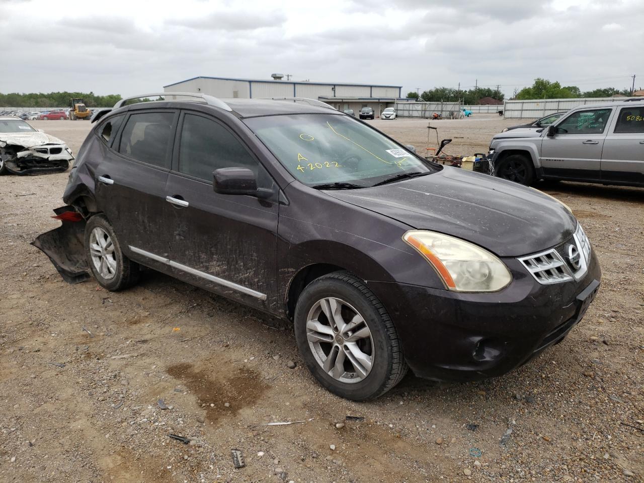 NISSAN ROGUE S 2012 with VIN JN8AS5MTXCW301333 - Photo from auction