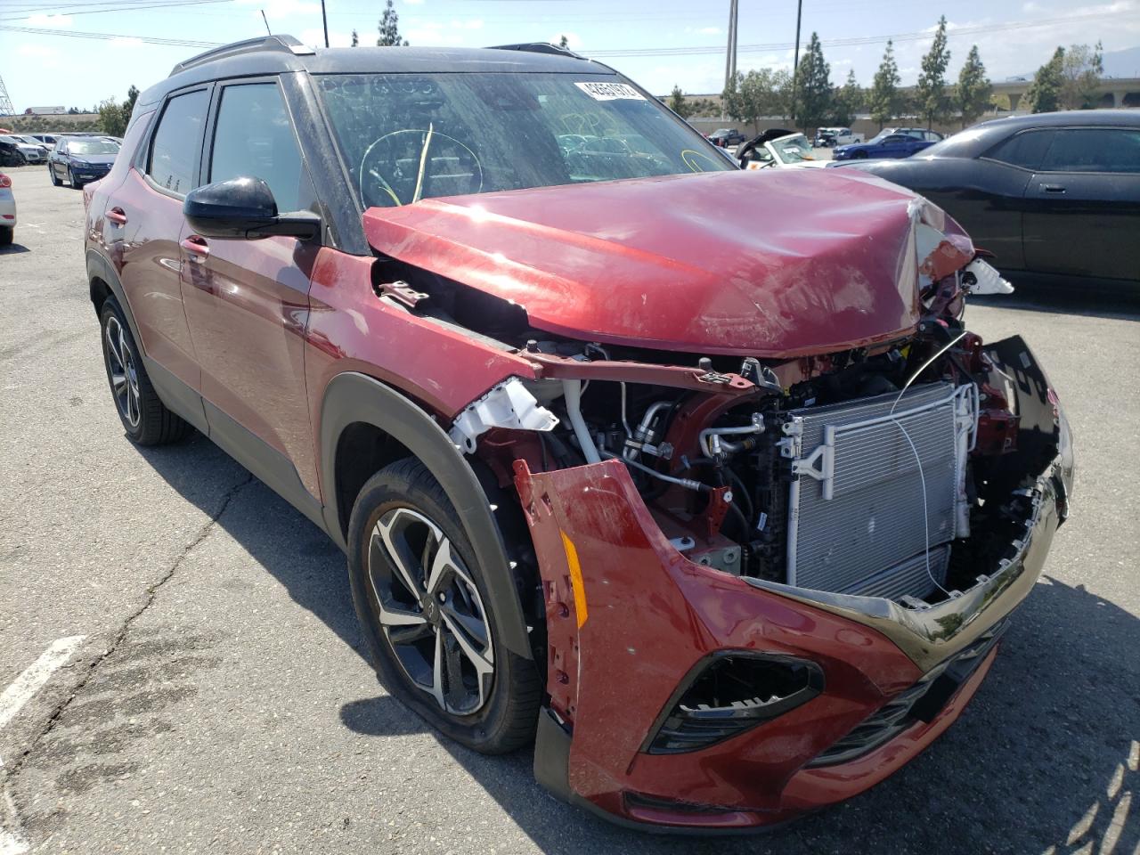 Photo 1 from auction – 2022 CHEVROLET TRAILBLAZE with VIN KL79MTSL9NB043863