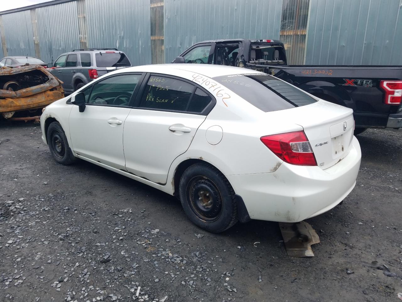 Photo 3 from auction – 2012 HONDA CIVIC LX with VIN 2HGFB2E44CH025125
