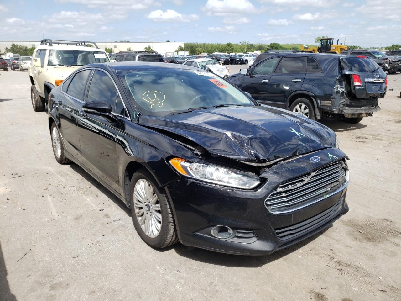 FORD FUSION SE 2016 with VIN 3FA6P0LU9GR269957 - Photo from auction