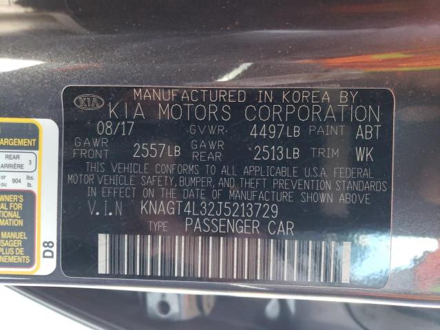 Photo 10 from auction – 2018 KIA OPTIMA LX with VIN KNAGT4L32J5213729