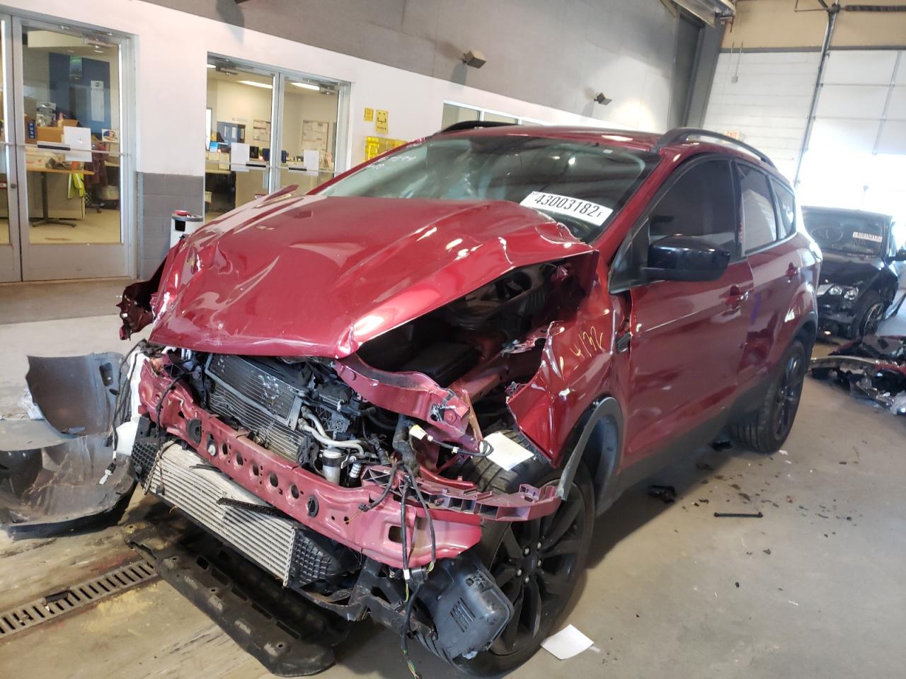 Photo 12 from auction – 2017 FORD ESCAPE SE with VIN 1FMCU9G91HUE11434