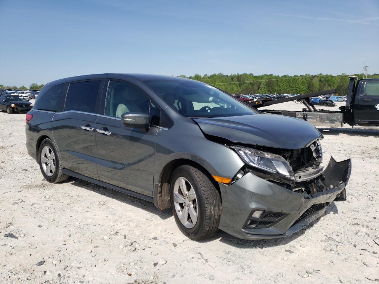 HONDA ODYSSEY EX 2018 with VIN 5FNRL6H50JB108753 - Photo from auction
