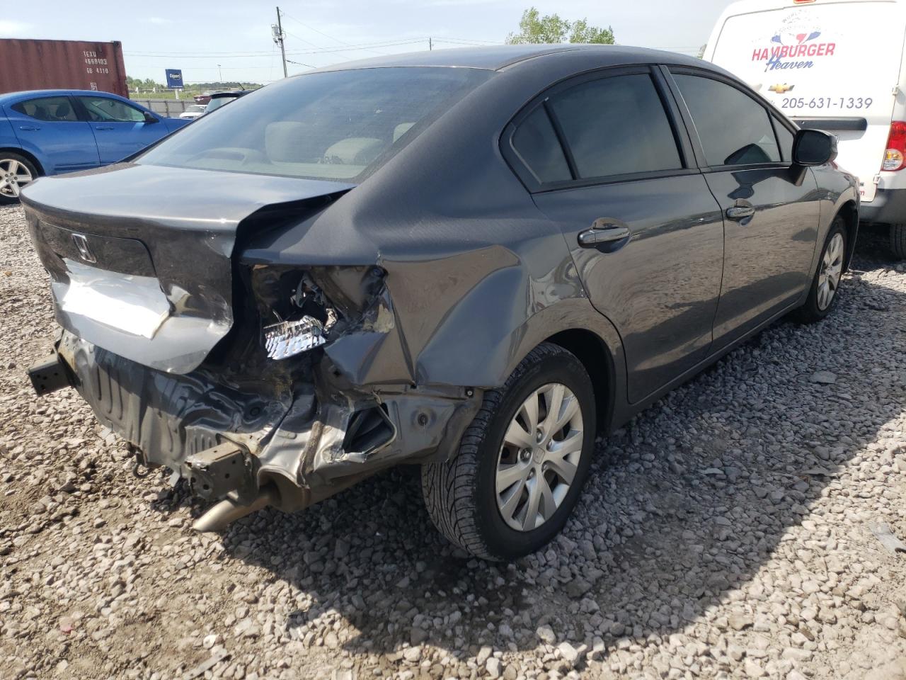 Photo 4 from auction – 2012 HONDA CIVIC LX with VIN 2HGFB2E56CH501738