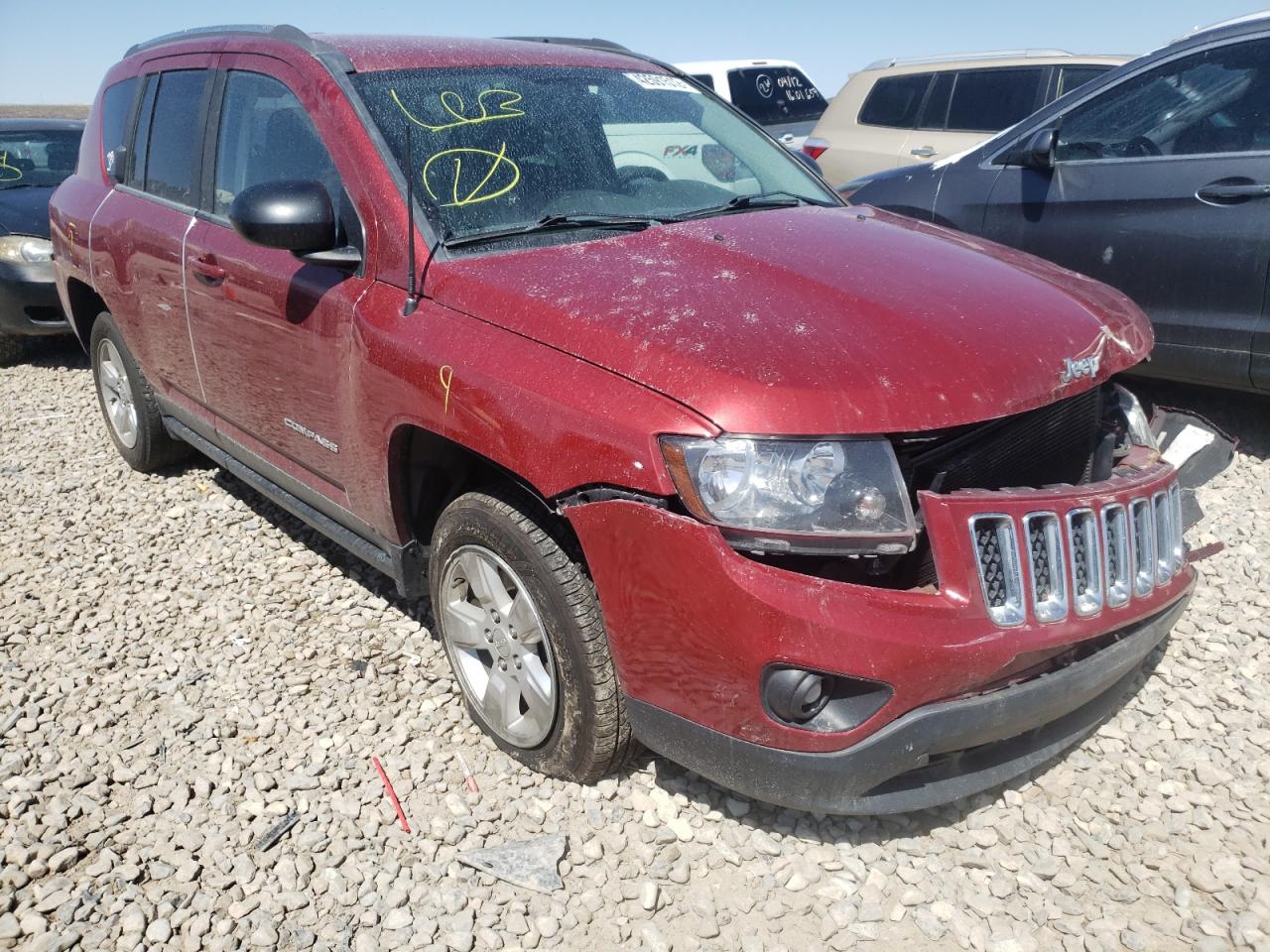 JEEP COMPASS SP 2014 with VIN 1C4NJCBA4ED817949 - Photo from auction