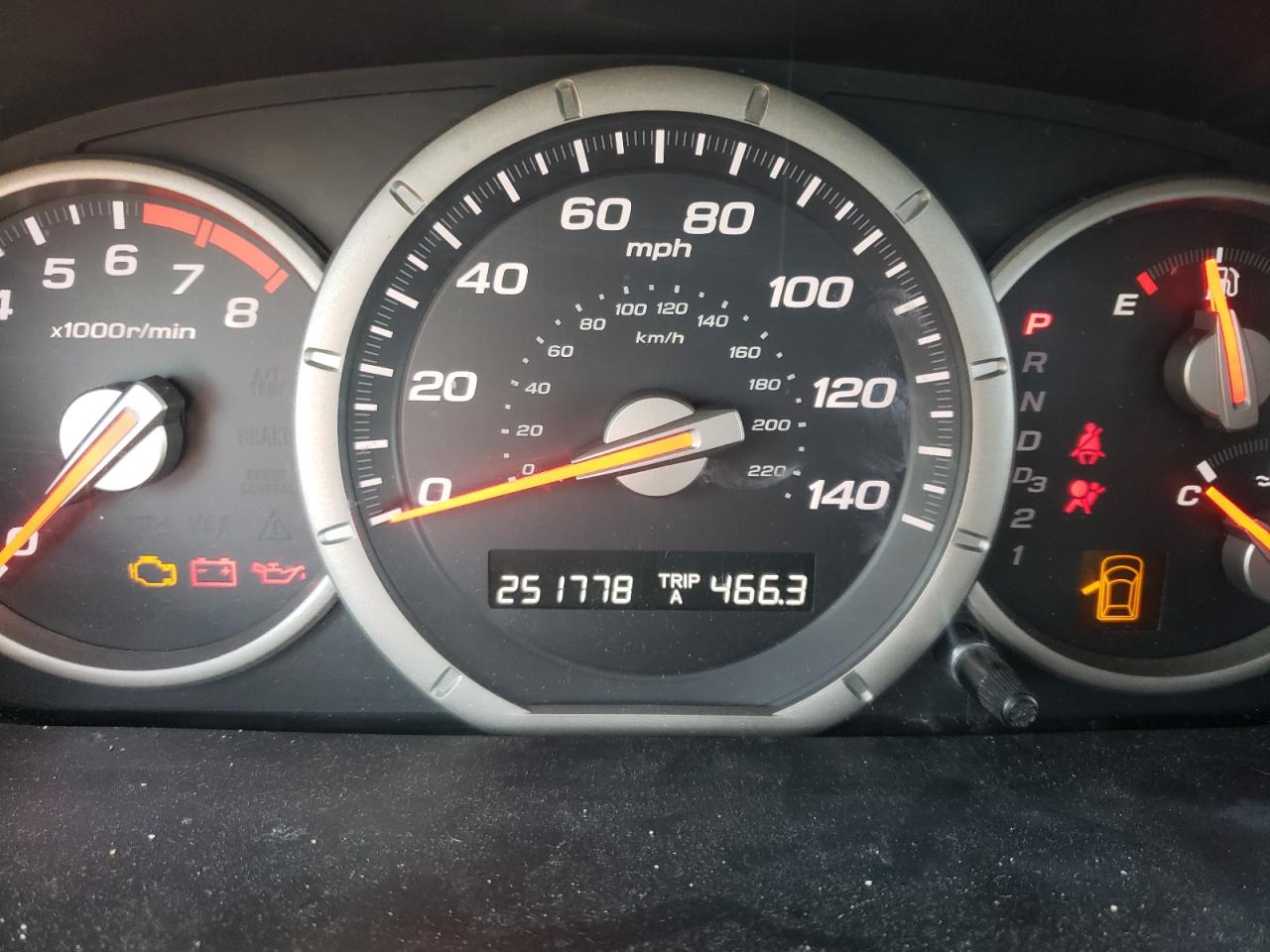 Foto 8 de la subasta – 2008 HONDA PILOT EXL con VIN 5FNYF18598B009199