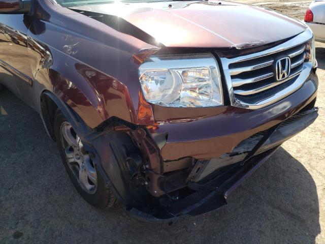 Photo 9 from auction – 2012 HONDA PILOT EXL with VIN 5FNYF4H5XCB016592