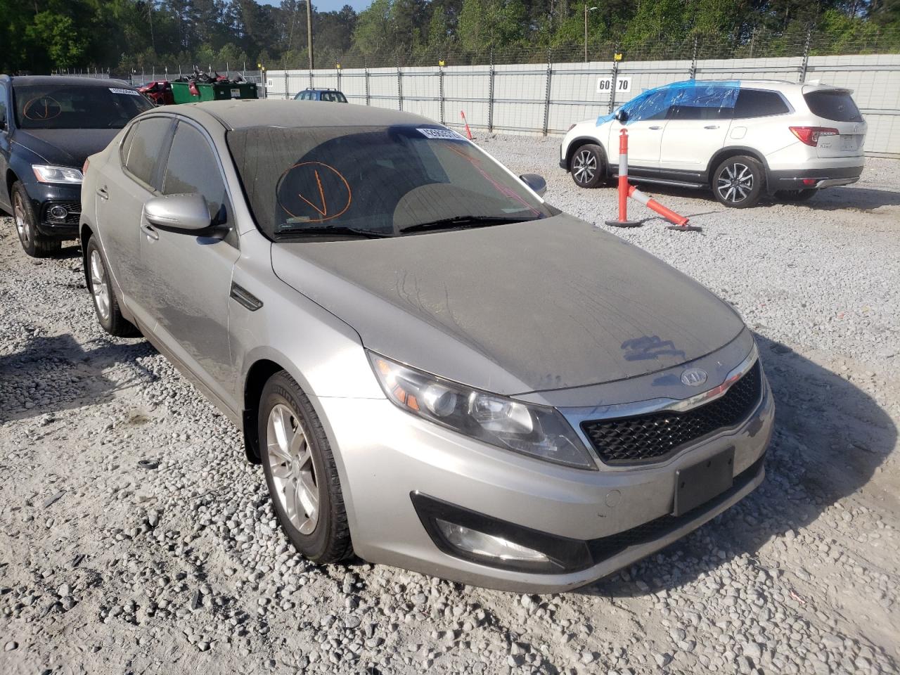 KIA OPTIMA 2012 with VIN KNAGM4A72C5279932 - Photo from auction