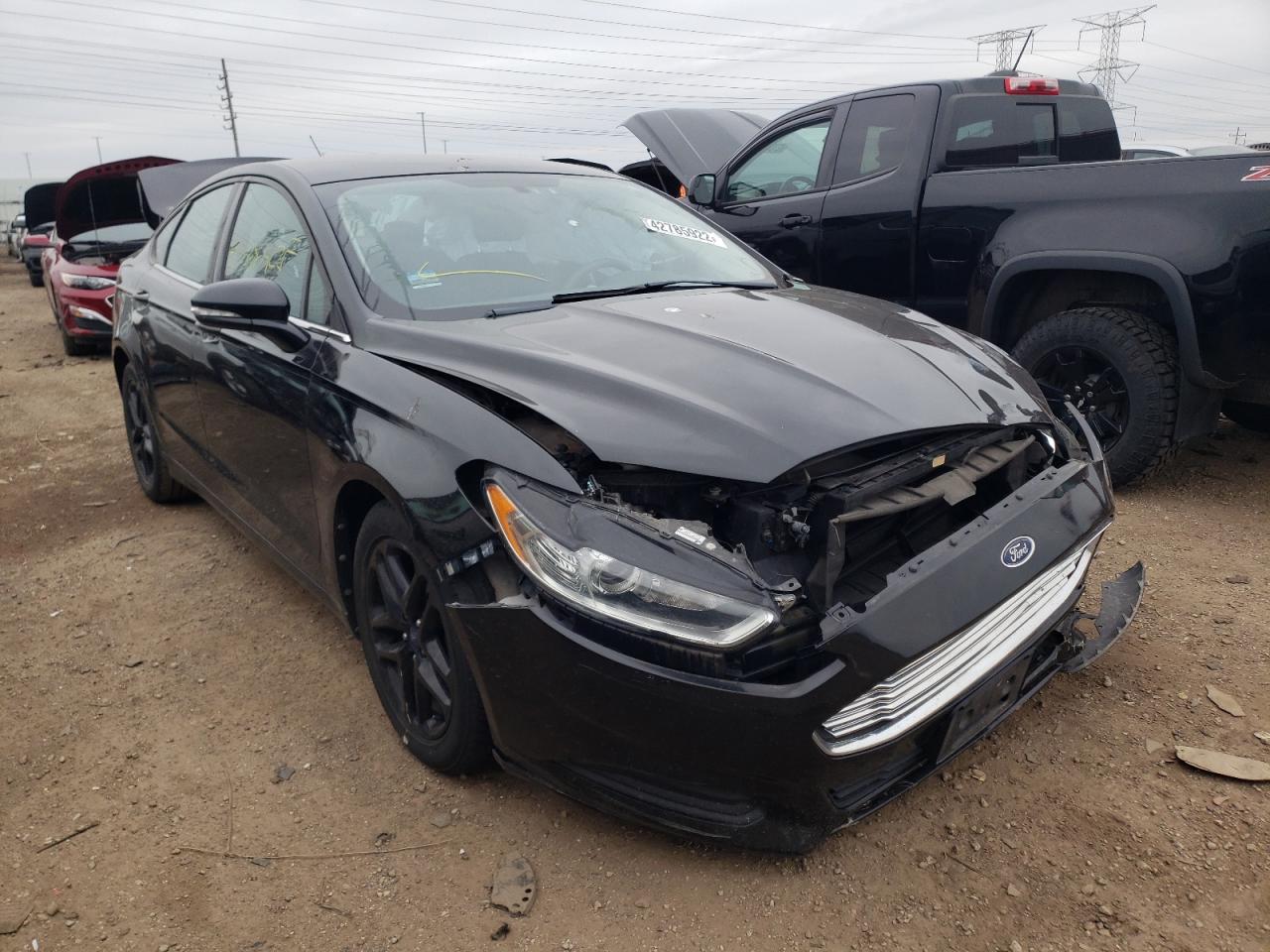 FORD FUSION SE 2013 with VIN 3FA6P0H73DR207744 - Photo from auction