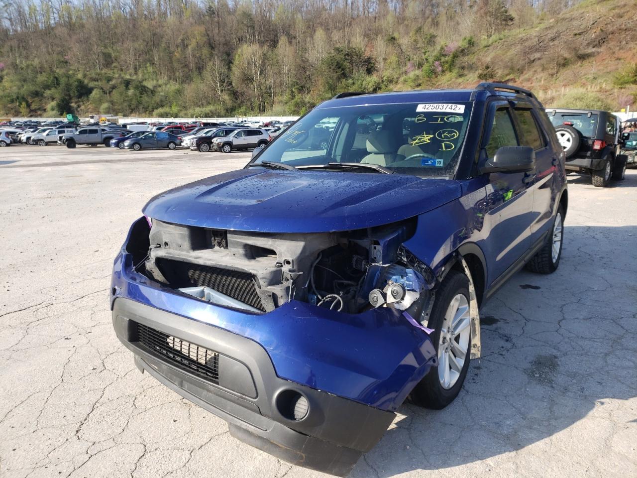 Photo 2 from auction – 2015 FORD EXPLORER with VIN 1FM5K8B85FGB30255