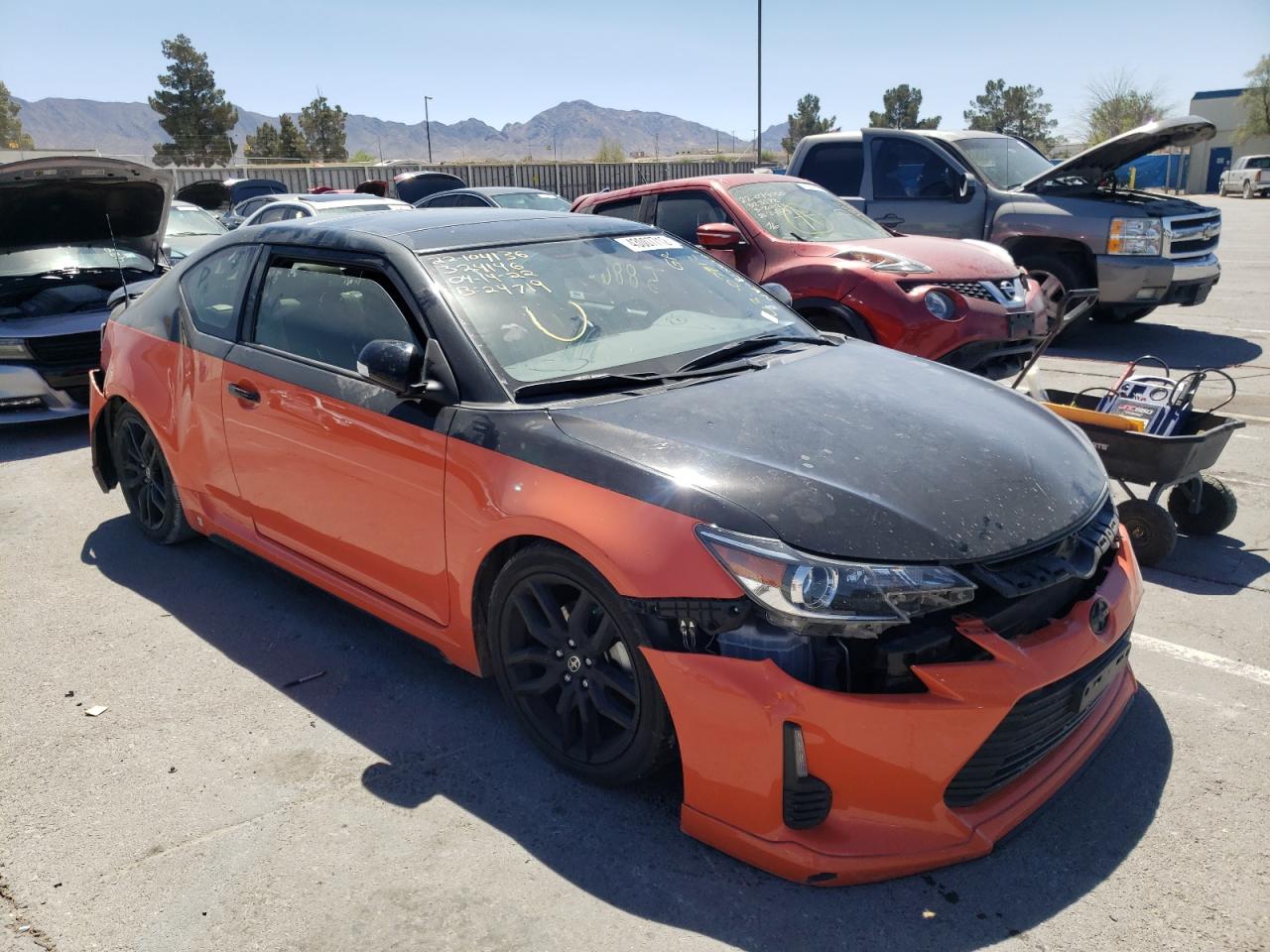 TOYOTA SCION TC 2015 with VIN JTKJF5C73FJ008162 - Photo from auction