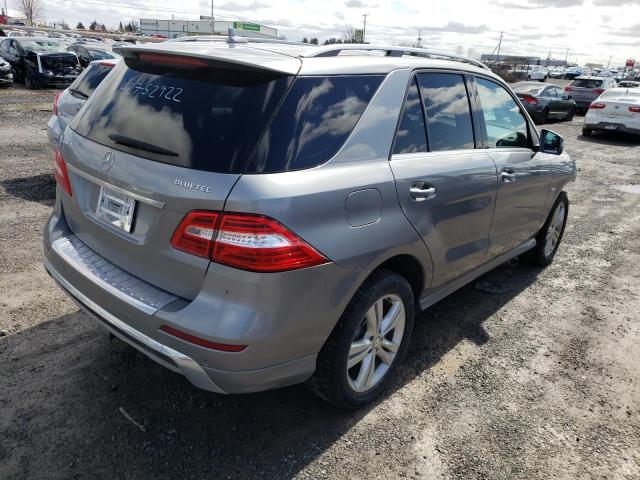 Photo 4 from auction – 2012 MERCEDES-BENZ ML 350 BLU with VIN 4JGDA2EB4CA057865