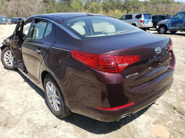 Photo 3 from auction – 2012 KIA OPTIMA LX with VIN 5XXGM4A76CG007379