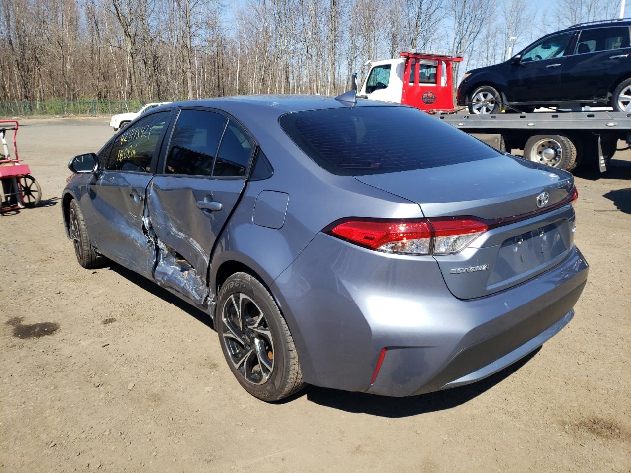 Photo 3 from auction – 2021 TOYOTA COROLLA LE with VIN JTDEPMAE1MJ165767