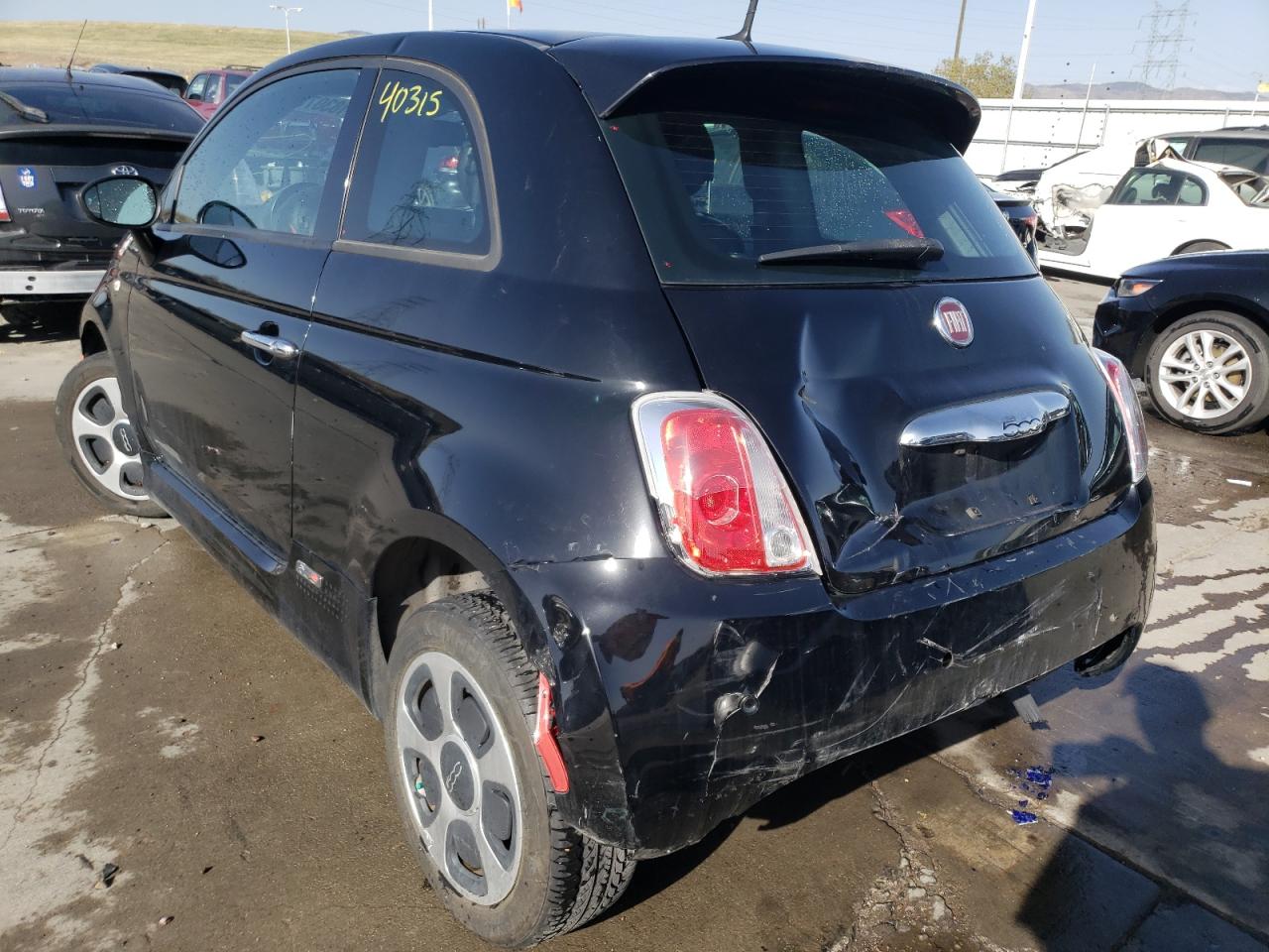 Photo 3 from auction – 2013 FIAT 500 ELECTR with VIN 3C3CFFGE7DT750749