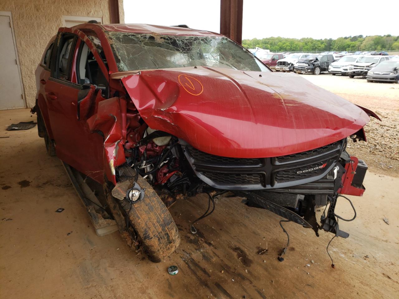 DODGE JOURNEY CR 2015 with VIN 3C4PDCGB0FT723337 - Photo from auction