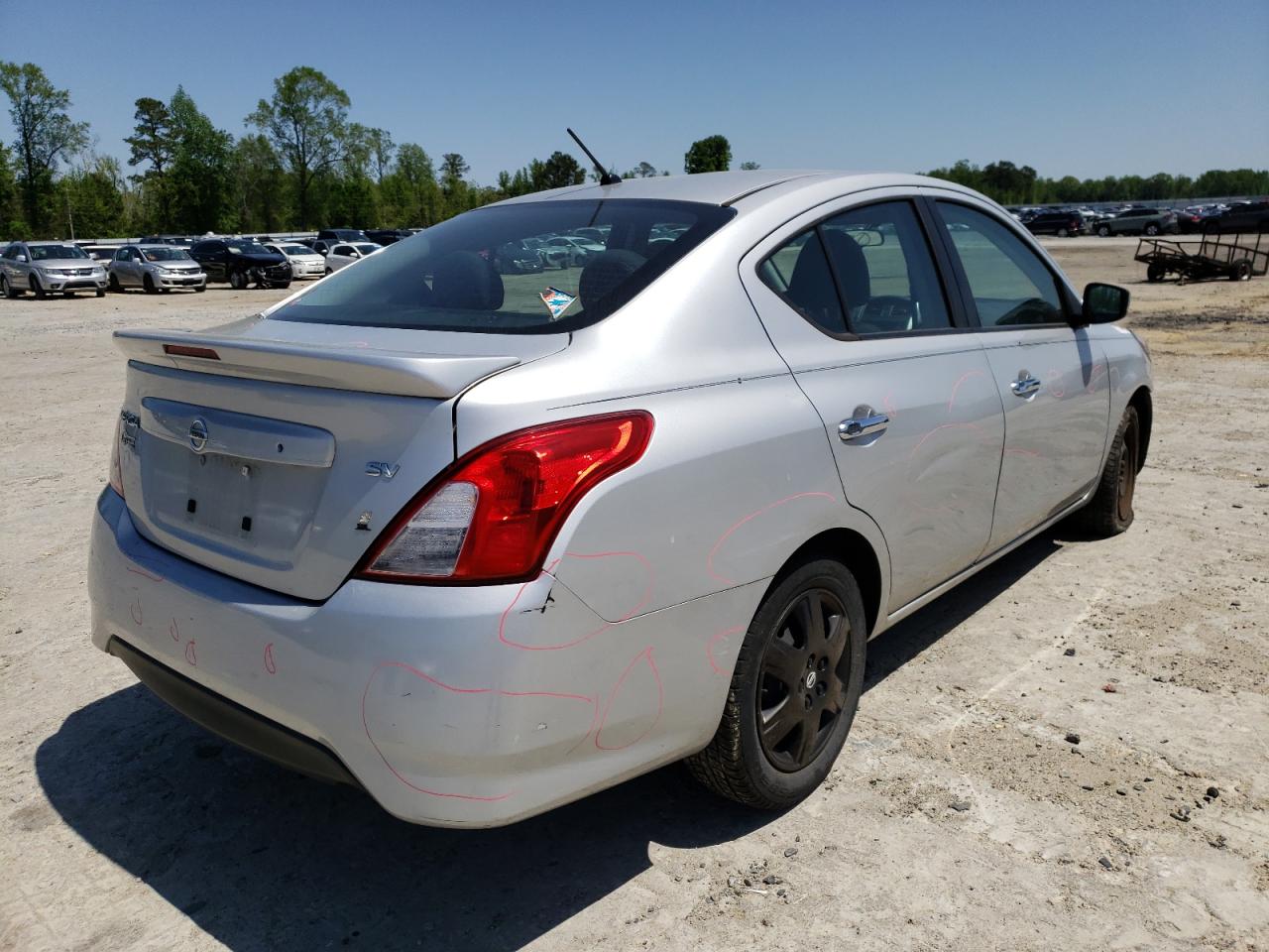 Photo 4 from auction – 2017 NISSAN VERSA S with VIN 3N1CN7AP3HK453331