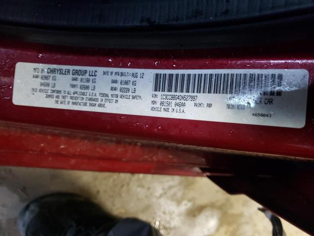 Photo 10 from auction – 2013 CHRYSLER 200 TOURIN with VIN 1C3CCBBG4DN527997